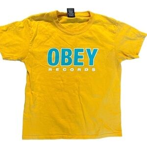OBEY RECORDS WORLDWIDE T-SHIRT